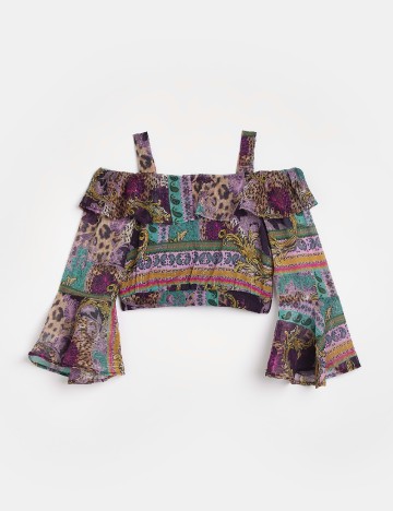 Top River Island, mix culori