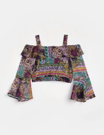 Top River Island, mix culori