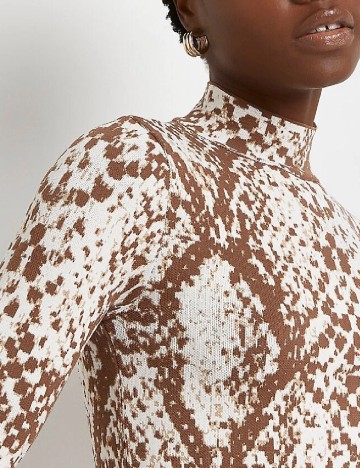 Bluza River Island, alb/maro