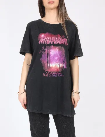 Tricou Oversize River Island, gri