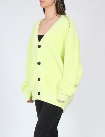Cardigan Oversize River Island, verde