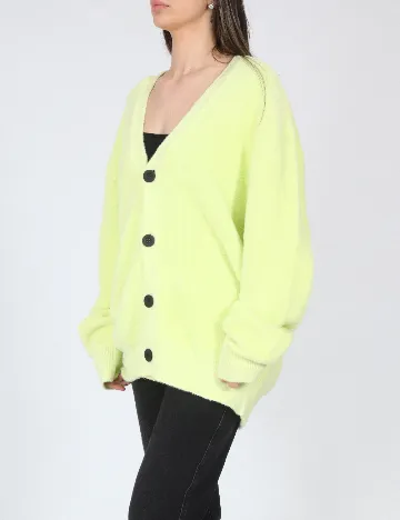 Cardigan Oversize River Island, verde