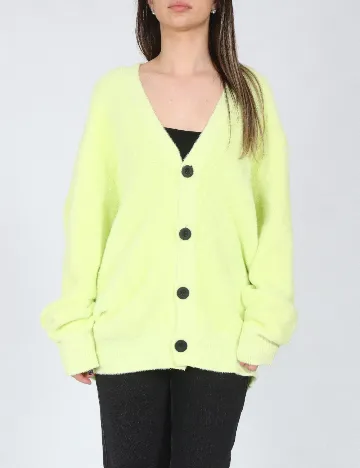 Cardigan Oversize River Island, verde