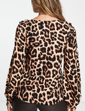 Camasa River Island, animal print