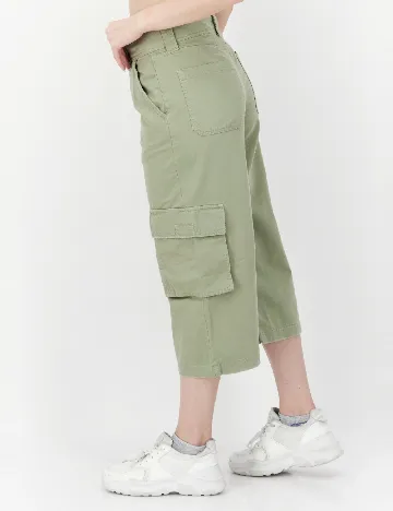 Pantaloni trei sferturi River Island, verde