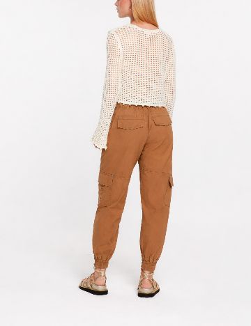 Pantaloni River Island, maro