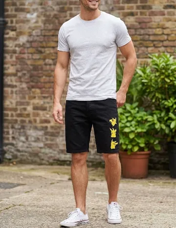 Pantaloni scurti ASOS, negru