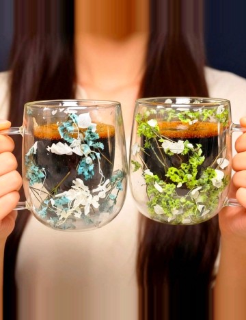 Set cani 2 bucati SHEIN, transparent