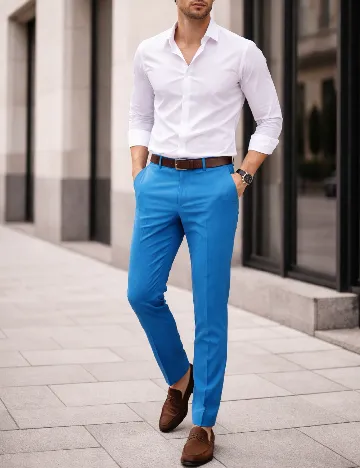 Pantaloni ASOS, albastru