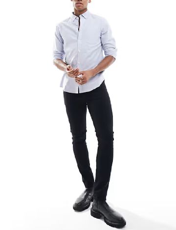 Camasa ASOS, albastru