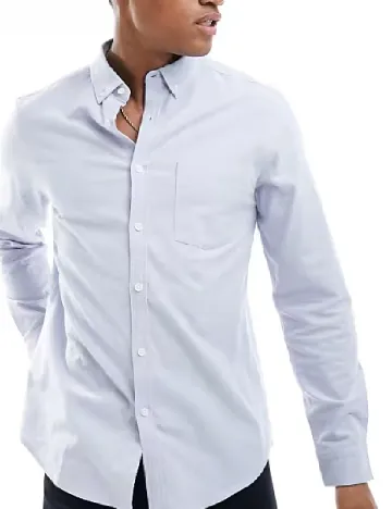 Camasa ASOS, albastru