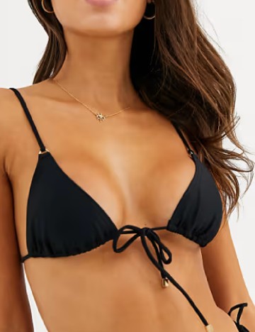 Sutien de baie South Beach, negru