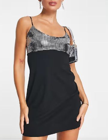 Rochie scurta River Island, negru