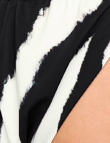 Chilot de  baie ASOS, alb/negru