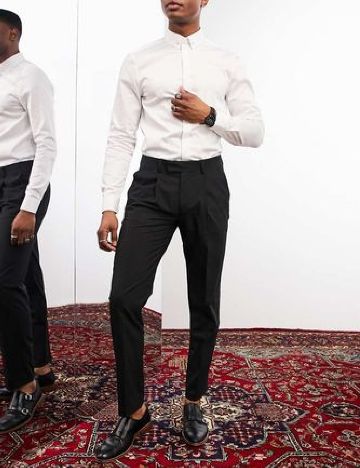 Pantaloni Noak, negru