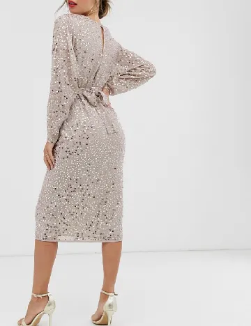 Rochie medie ASOS, bej