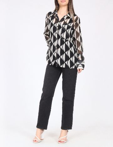 Camasa River Island, negru