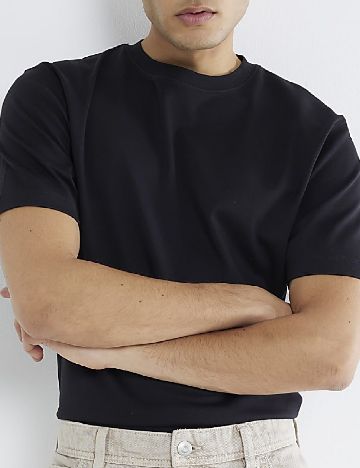 Tricou River Island, negru