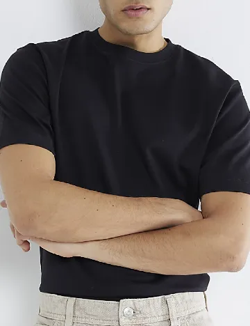 Tricou River Island, negru