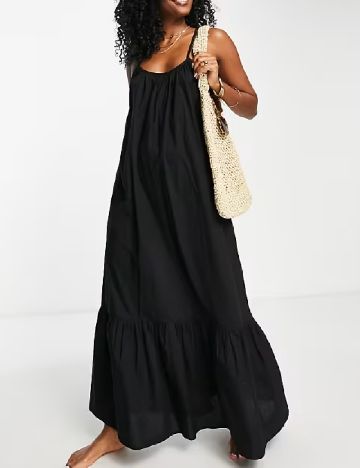 Rochie lunga ASOS, negru