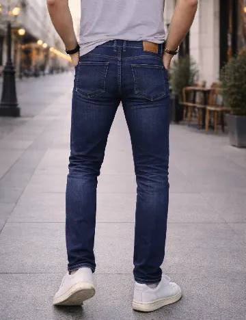 Blugi River Island, bleumarin