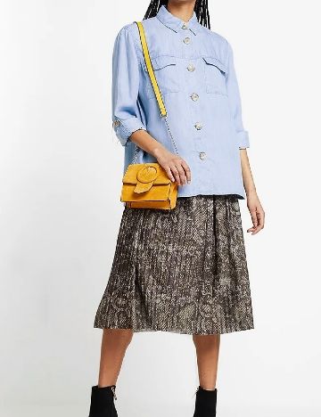 Camasa River Island, albastru