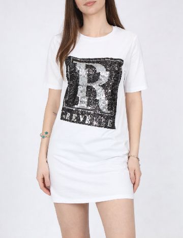 Rochie scurta River Island, alb