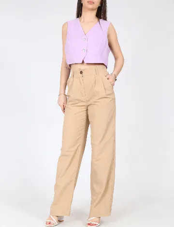 Pantaloni Top Shop, maro