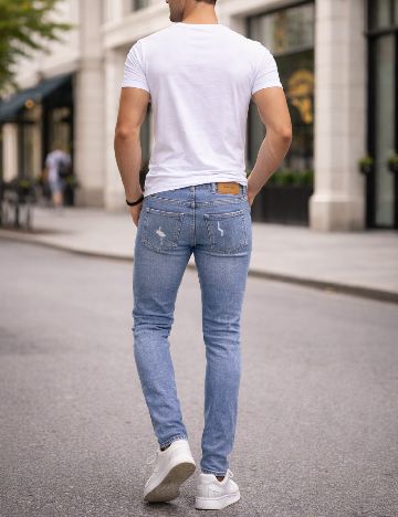 Blugi River Island, albastru