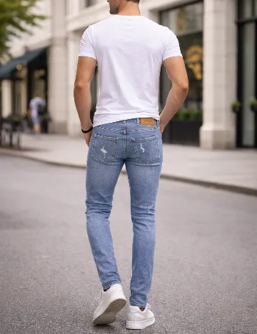 Blugi River Island, albastru