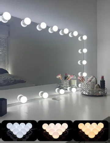 Set lumini led SHEIN, alb