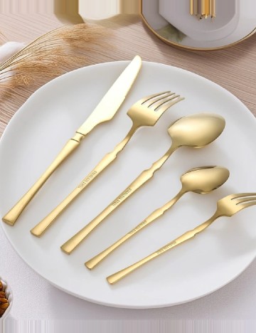 Set tacamuri, 30 bucati SHEIN, auriu