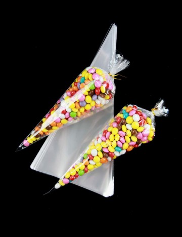 Set pungi, 100 bucati SHEIN, transparent