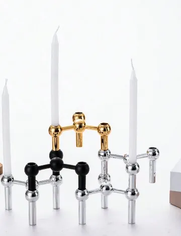 Suport lumanare SHEIN, argintiu