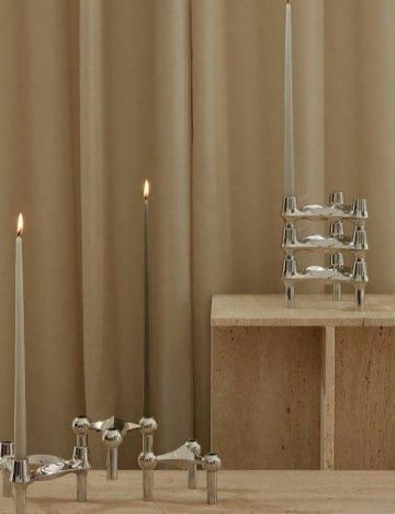 Suport lumanare SHEIN, argintiu