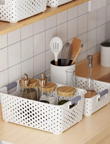 Cos de depozitare SHEIN, alb