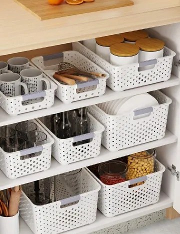 Cos de depozitare SHEIN, alb