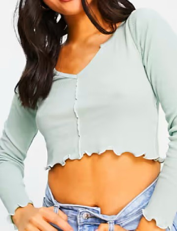 Top ASOS Curve, verde