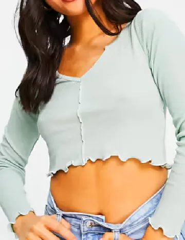 Top ASOS Curve, verde