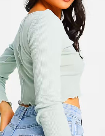 Top ASOS Curve, verde