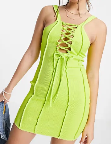 Rochie scurta ASOS, verde