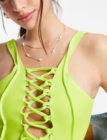 Rochie scurta ASOS, verde