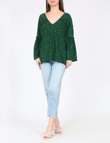 Bluza River Island, verde/negru