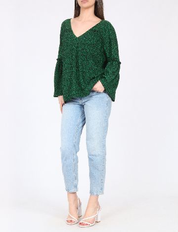 Bluza River Island, verde/negru