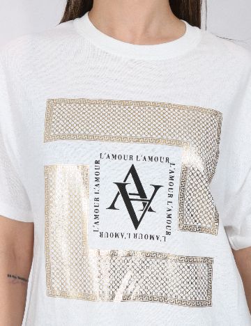 Tricou River Island, alb