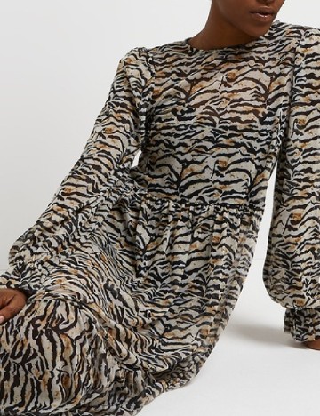Rochie medie River Island, animal print