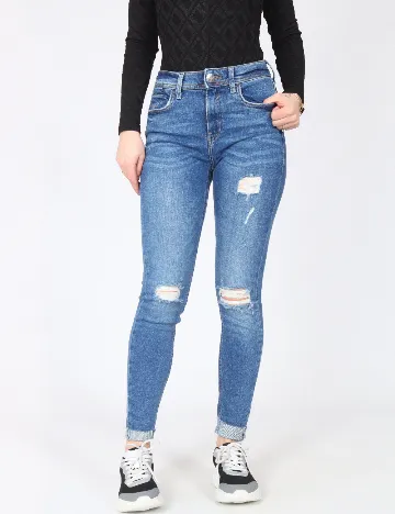 Blugi River Island, albastru