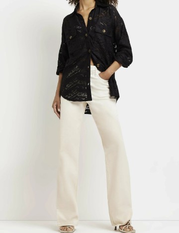 Camasa River Island, negru