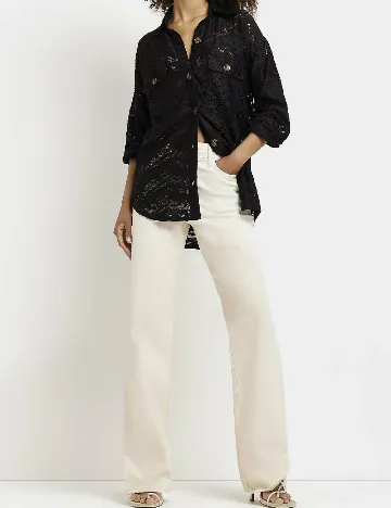 Camasa River Island, negru