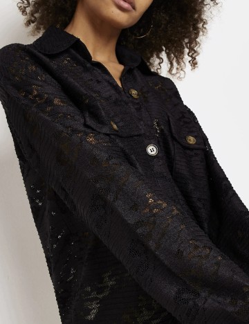 Camasa River Island, negru